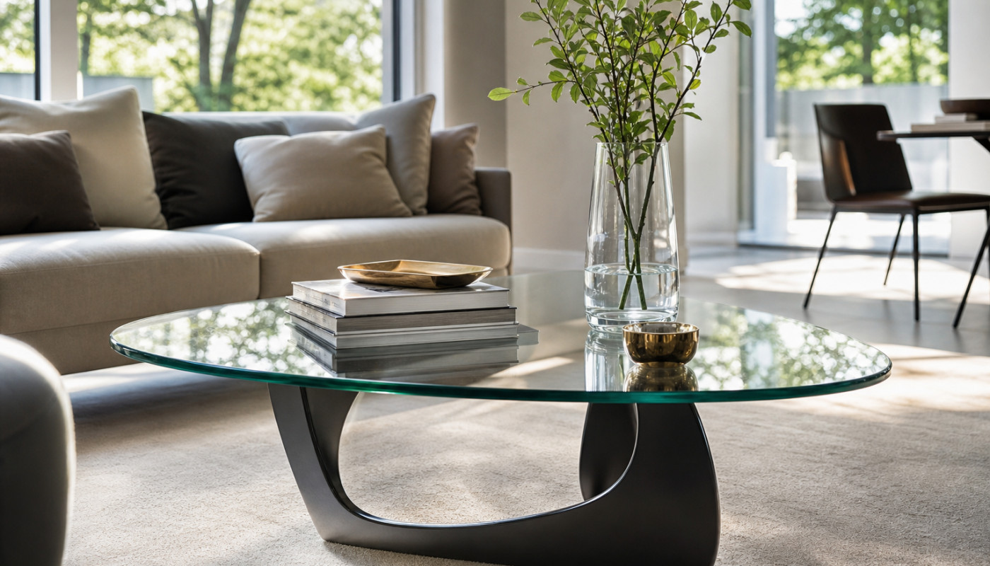 Être tendance en 2024, c’est adopter la meilleure table basse verre pour un intérieur lumineux